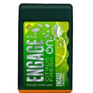 Engage On Citrus Pocket Perfume For Men, 18ml, Citrus & Spicy, Skin Friendly