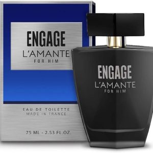 Engage L'amante Eau De Toilette,Perfume for Men, 75ml, Citrus, Premium &Long Lasting, Skin Friendly