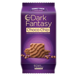 Sunfeast Dark Fantasy Choco Chip 350g | Crunchy Chocolatey Cookies