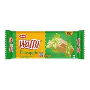 Dukes Waffy - Refined Wheat Flour Pineapple Flavoured Creamy & Crunchy Wafers,60-55 Gram. jpeg