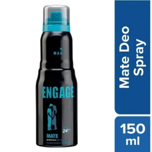 Engage Mate Deodorant For Men, 150 ml, Citrus & Fresh, Skin Friendly