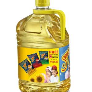 Sunpure Refined Sunflower Oil Plastic Bottle (5L)