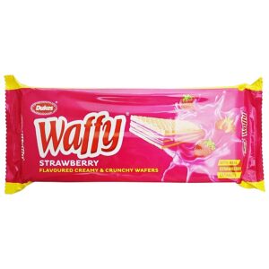 Dukes Waffy Strawberry Cream Wafer Biscuits