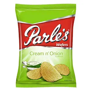 Parle Wafers Cream n' Onion Flavour Potato Chips ₹10