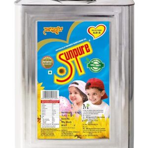 Sunpure Refined Sunflower Oil 15L Tin
