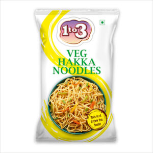 1 to 3 Veg Hakka Noodles ₹28