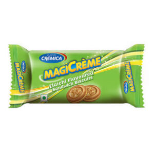 Cremica Magic Crème Elaichi Flavoured Sandwich Biscuits