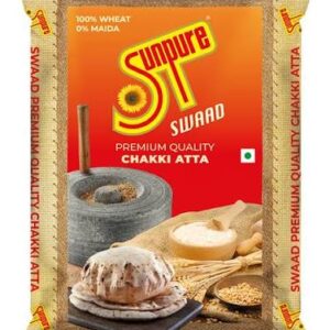 Sunpure Swaad Premium Quality Chakki Atta 1kg